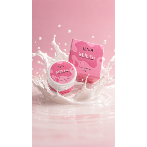 Клей для ламинирования ресниц кремовый Lendi Milk Fix Lami Glue Cream 12 г, фото 2