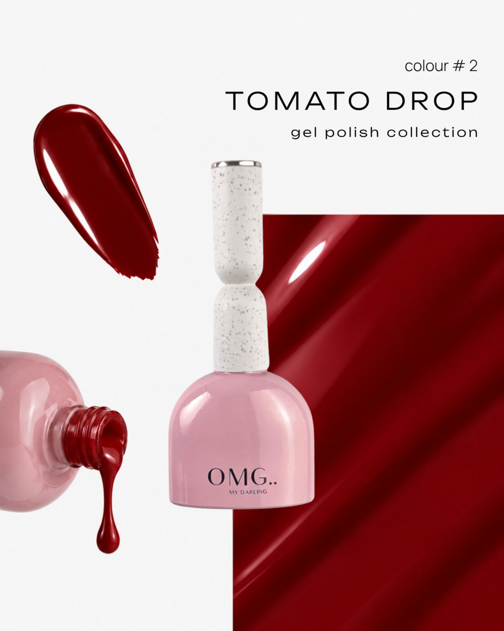 Гель-лак OMG..My Darling Tomato Drop №2 10 мл, фото 1