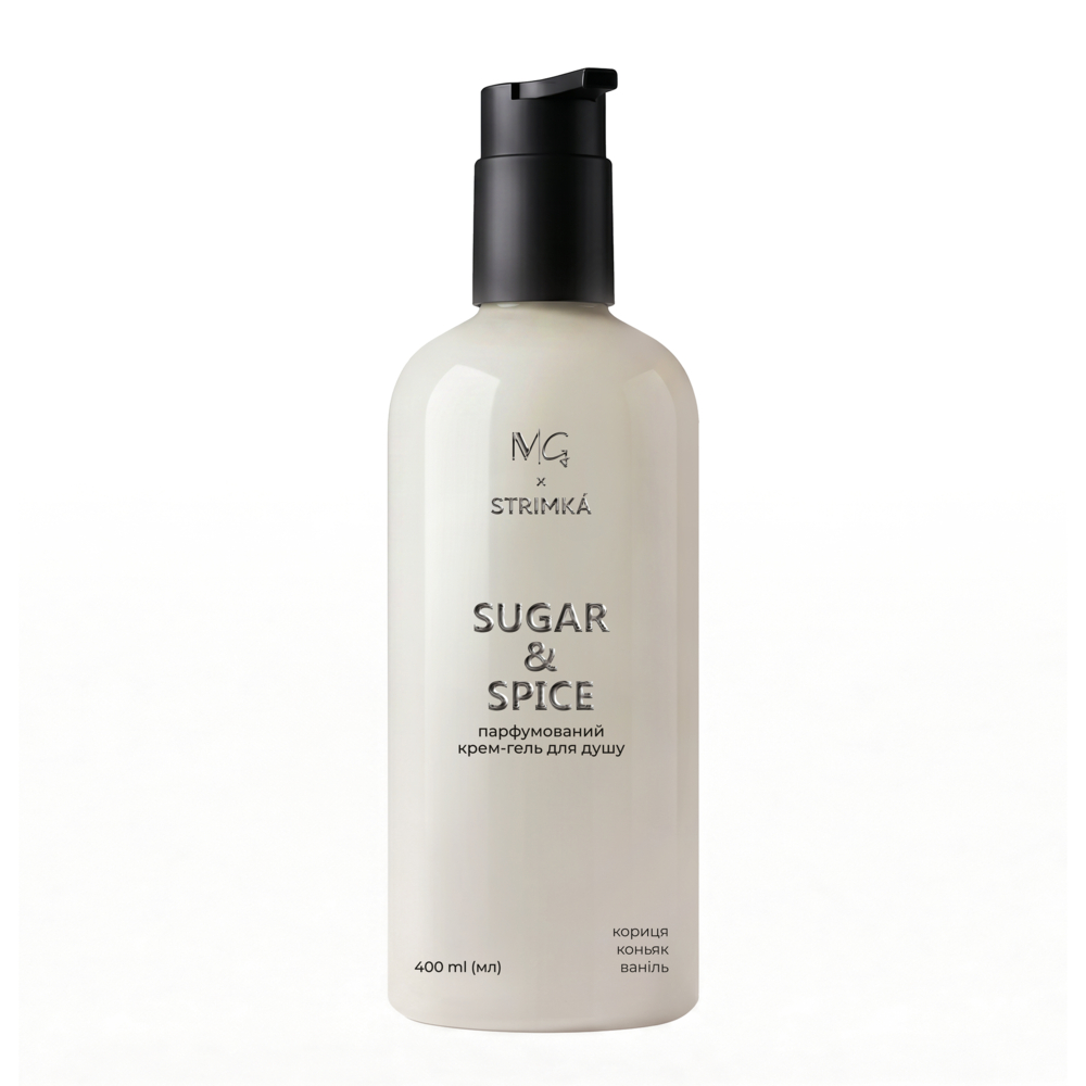 Крем-гель для душа парфумований MG & Strimka Sugar & Spice 400 мл, фото 1