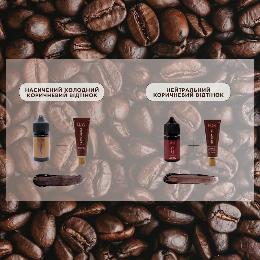 Фарба для брів Elan Deep Brow Tint 2.0 №09 Coffee deep brown 20 мл, фото 5