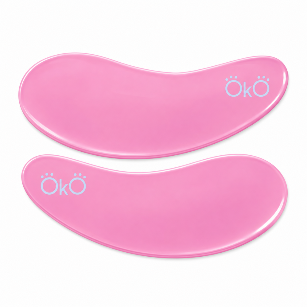 Патчі силіконові багаторазові OKO Lash&Brow Pink Pad 1 пара рожеві, фото 1