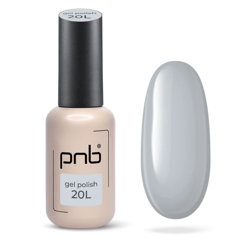 Гель-лак PNB Gel Polish №20L Graphite Shadow 8 мл, фото 1