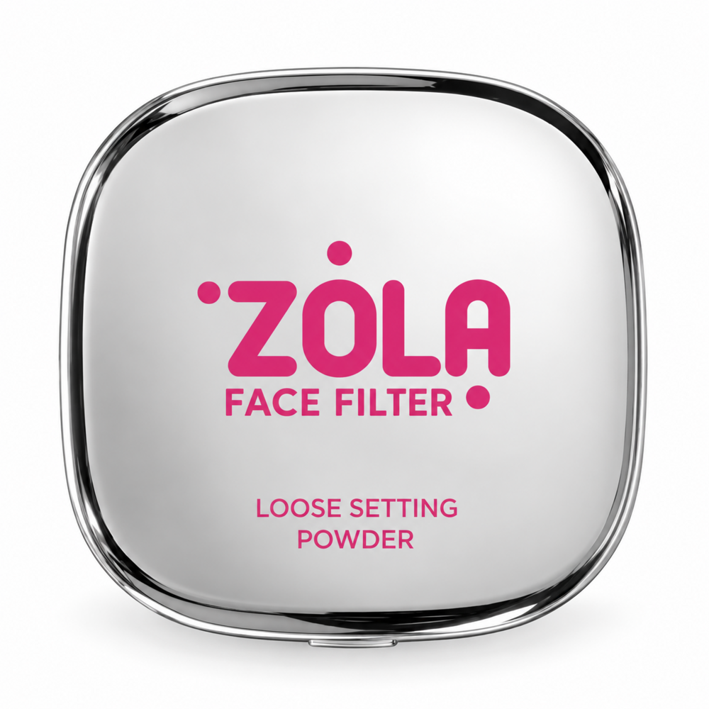 Пудра фиксирующая россыпная Zola Face Filter №02 Translucent Pink, фото 4