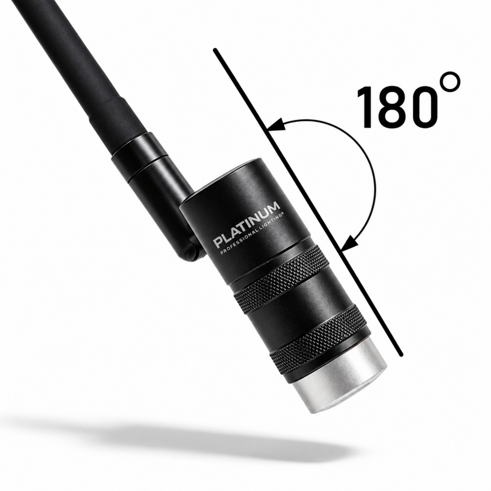 Лампа UV підлогова для нарощування вій Platinum Ultra 5 W чорна, фото 2