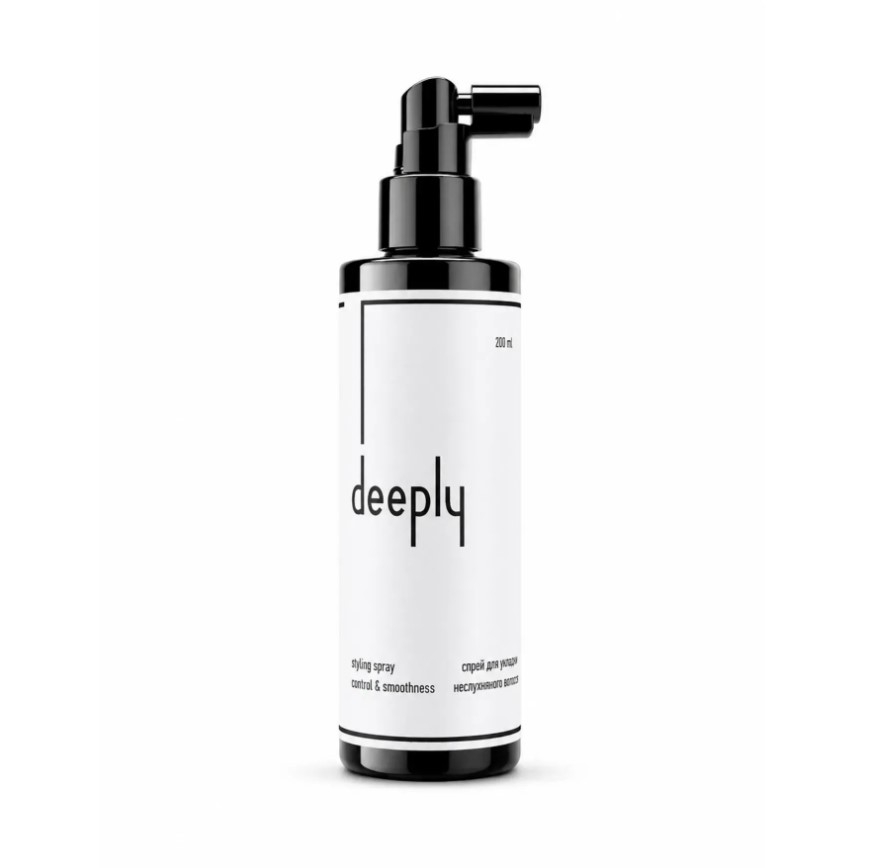 Спрей для контролю неслухняного волосся Deeply Styling Spray Control&Smoothness 200 мл, фото 1