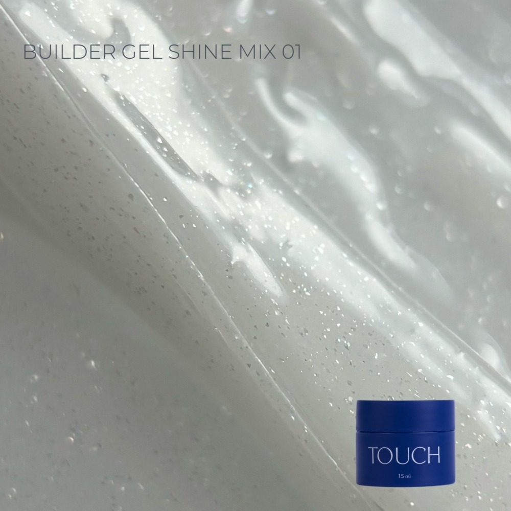 Гель моделюючий Touch Builder gel Shine Mix №1 15 мл, фото 2