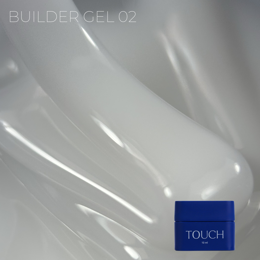Гель моделюючий Touch Builder gel №02 Milk 30 мл, фото 2