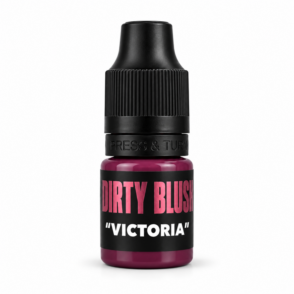 Пигмент для перманентного макияжа минеральный губ The Mineral Lips Dirty blush Victoria 6мл, фото 1