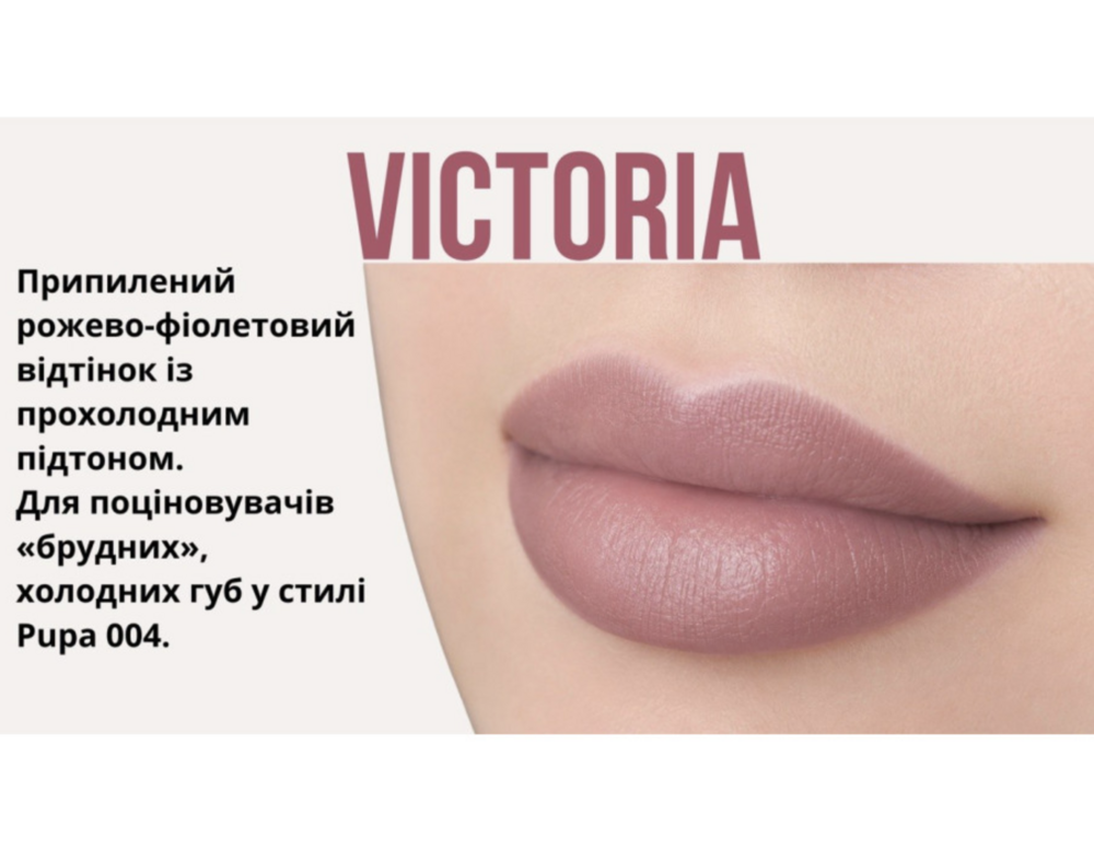 Пигмент для перманентного макияжа минеральный губ The Mineral Lips Dirty blush Victoria 6мл, фото 2