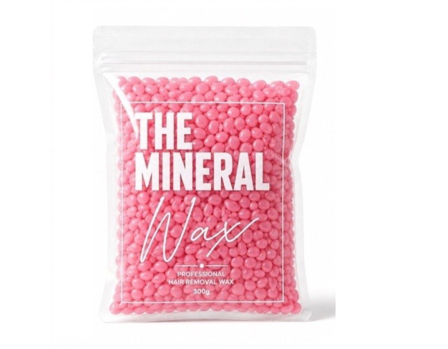Воск для депиляции в гранулах The Mineral Wax Pink Rose 300 г, фото 1