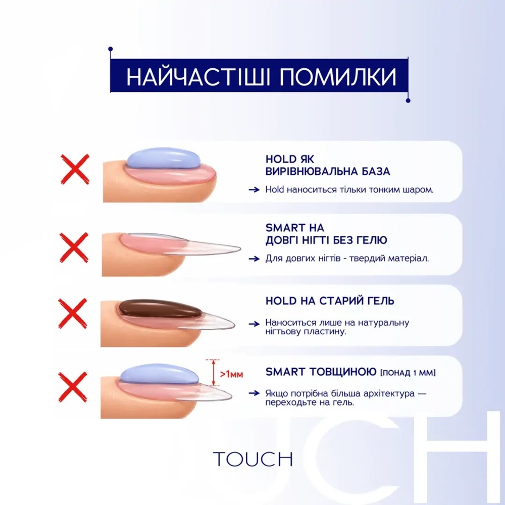 База Touch Smart Rubber base 30 мл, фото 2