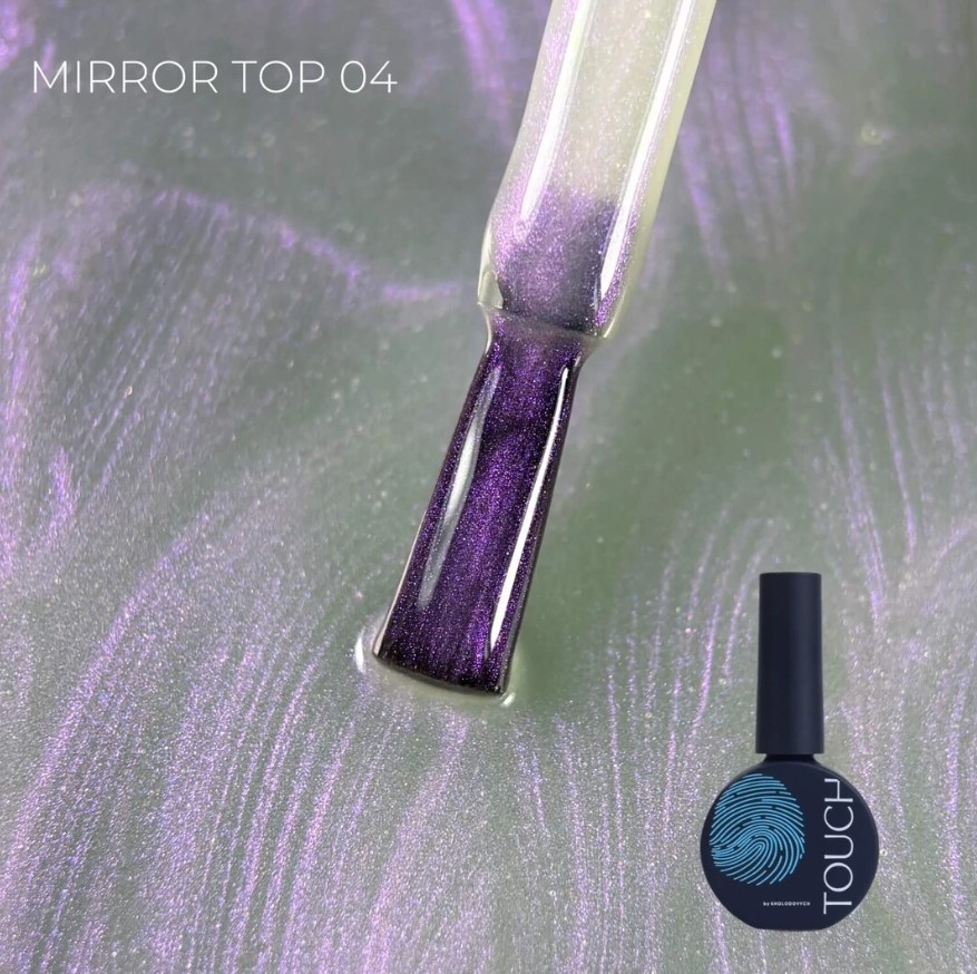 Топ без липкого шару Touch Top Mirror №4 13 мл, фото 4