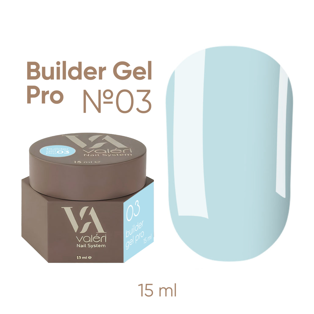 Гель моделюючий Valeri Builder Gel Pro (new collection) №03 15 мл, фото 1