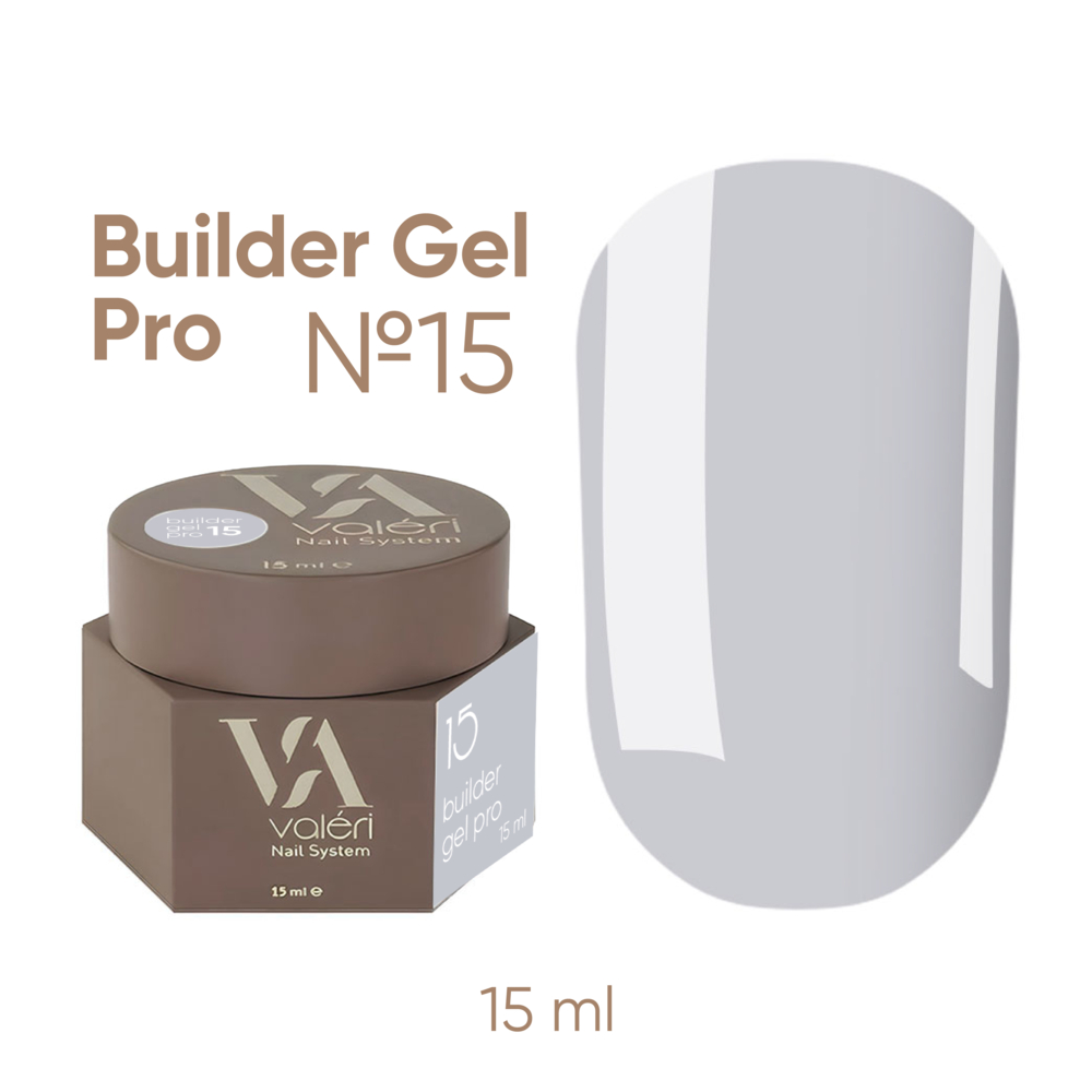 Гель моделирующий Valeri Builder Gel Pro (new collection) №15 15 мл, фото 1