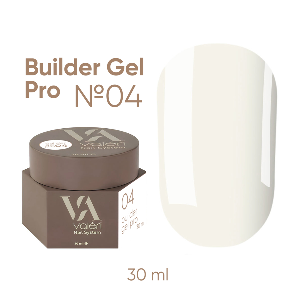 Гель моделюючий Valeri Builder Gel Pro (new collection) №04 30 мл, фото 1
