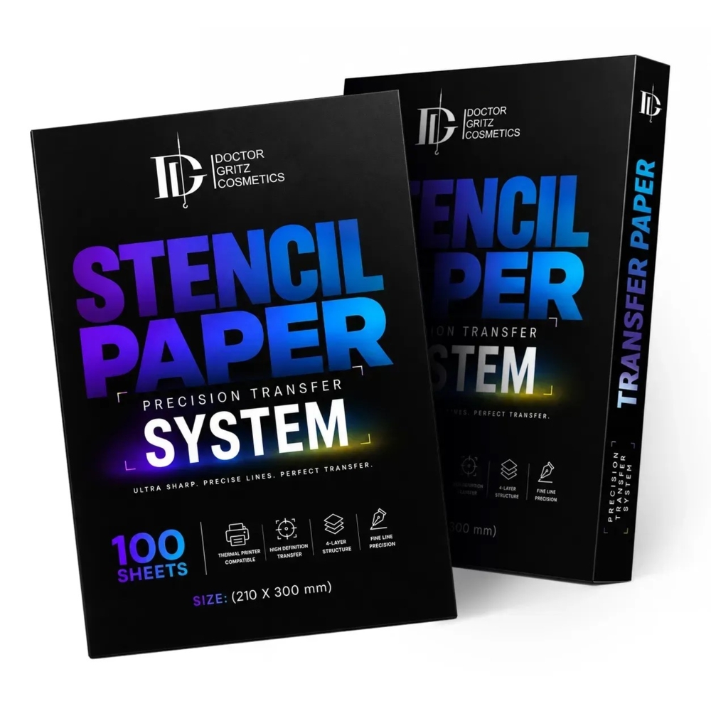 Папір трансферний універсальний Dr.Gritz Stencil Paper, 100 шт/уп, фото 2