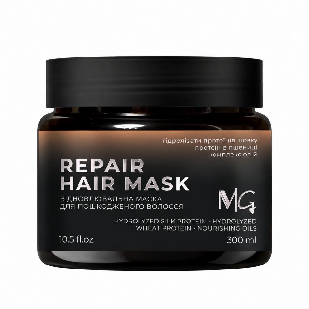 Маска відновлювальна для пошкодженого волосся MG REPAIR HAIR MASK 300 мл, фото 1