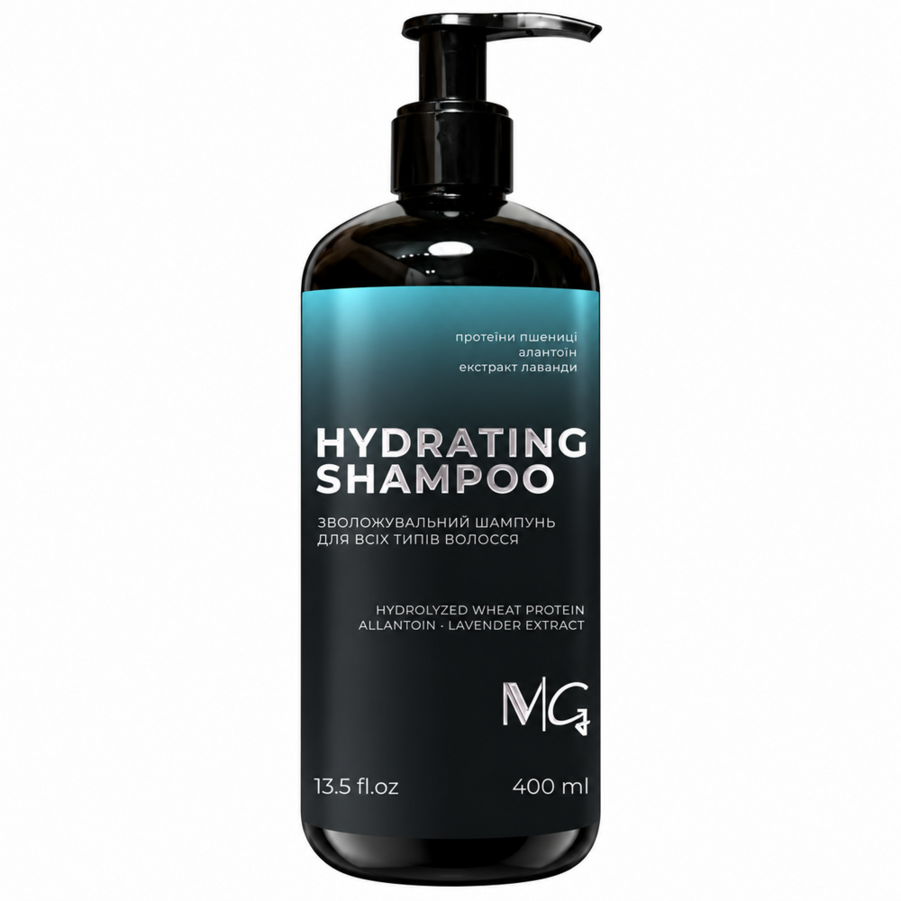 Шампунь зволожувальний для всіх типів волосся MG HYDRATING SHAMPOO 400 мл, фото 1
