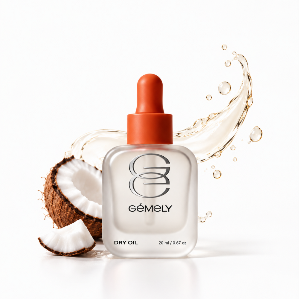 Олія суха для кутикули Gemely Dry oil Coconut 20 мл, фото 1