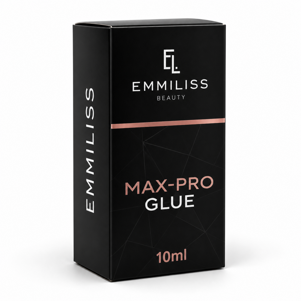 Клей для нарощування вій Emmiliss Max-Pro миттєве зчеплення 10 мл чорний, фото 4