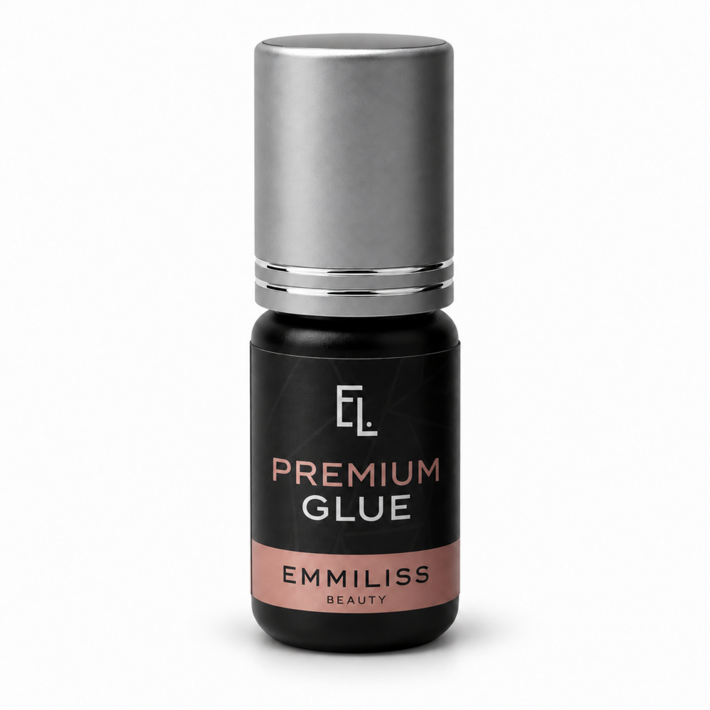 Клей для нарощування вій Emmiliss Premium 1 с 3 мл чорний, фото 2