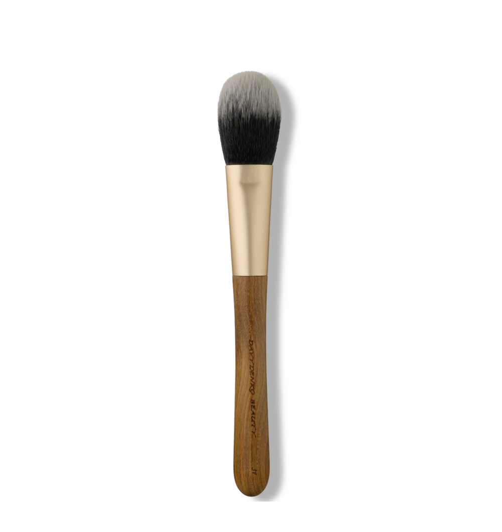 Пензлик косметичний Davydenko beauty №31 для тонального крему та кремових текстур, фото 1