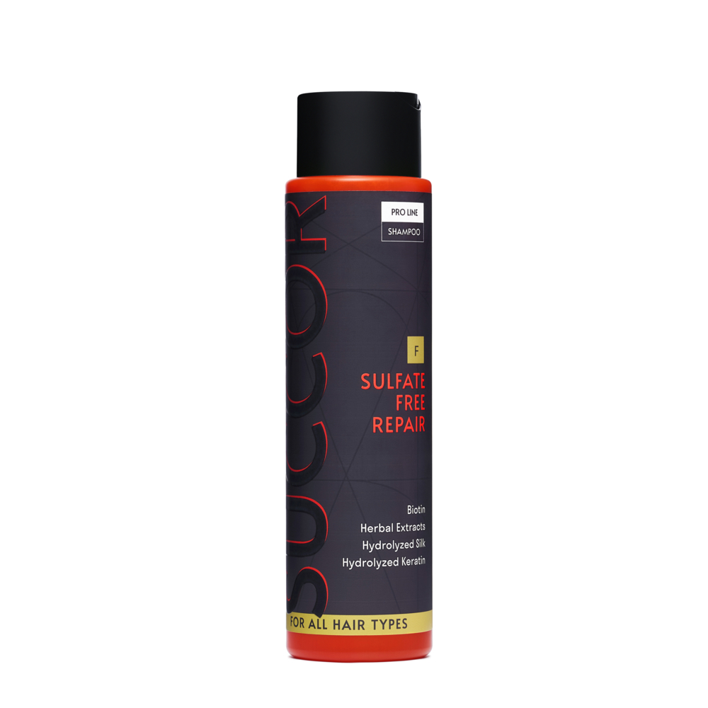 Шампунь безсульфатний відновлюючий для всіх типів волосся Succor Sulfate Free Repair Shampoo 400 мл, фото 1