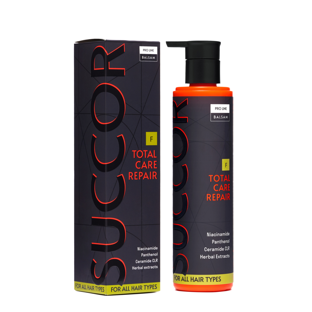 Бальзам відновлюючий для всіх типів волосся Succor Total Care Repair Balsam 250 мл, фото 5