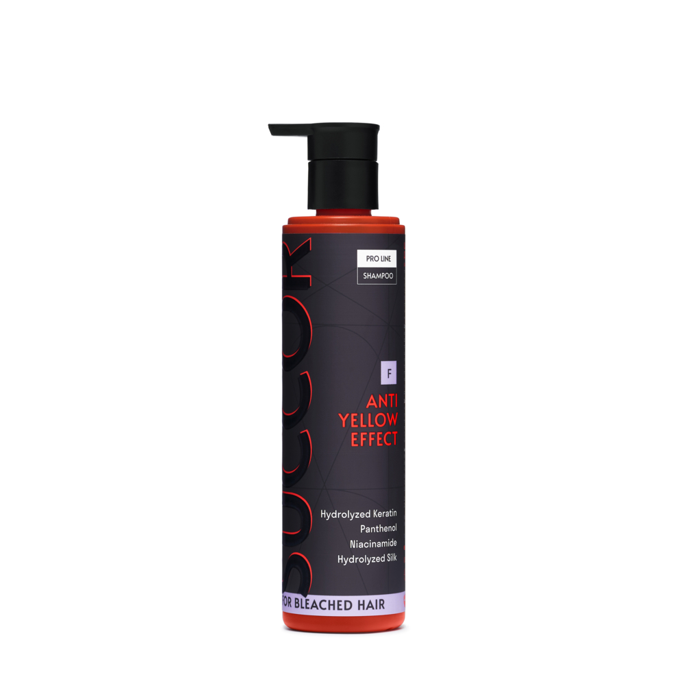 Шампунь від жовтизни для освітленого волосся Succor Anti Yellow Effect Shampoo 250 мл, фото 1