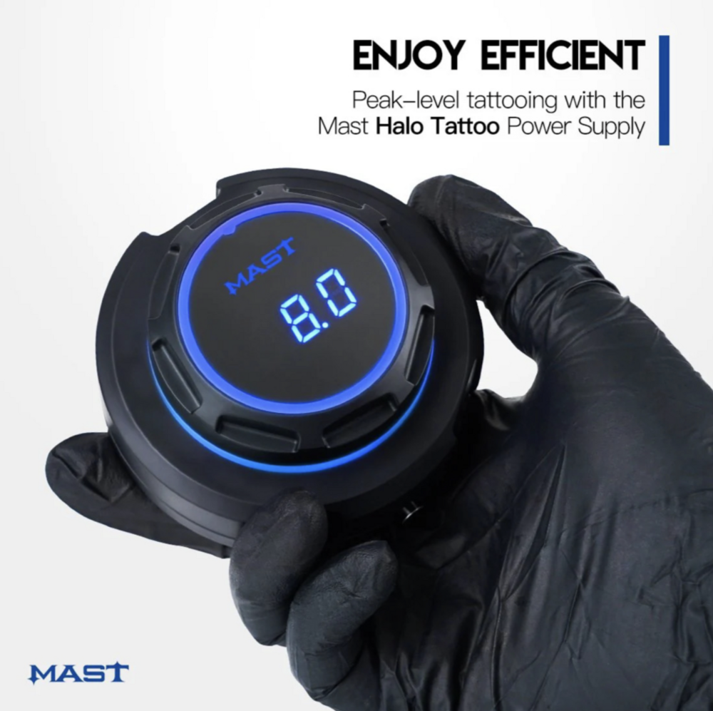 Блок питания для тату машин Mast Halo P1216/P153-1, черный, фото 12