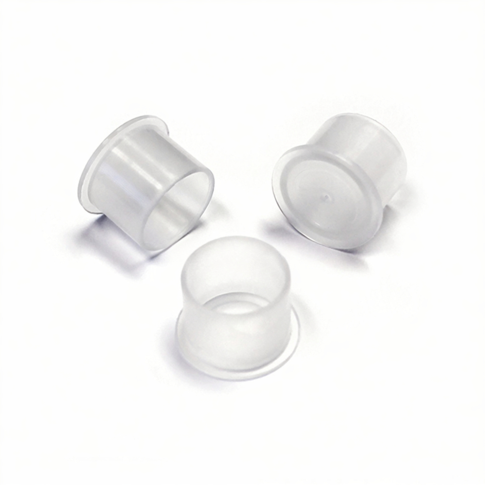 Ковпачки (капси) під пігмент пластикові з плоскою основою S 8x10 мм (100 шт/уп), фото 1