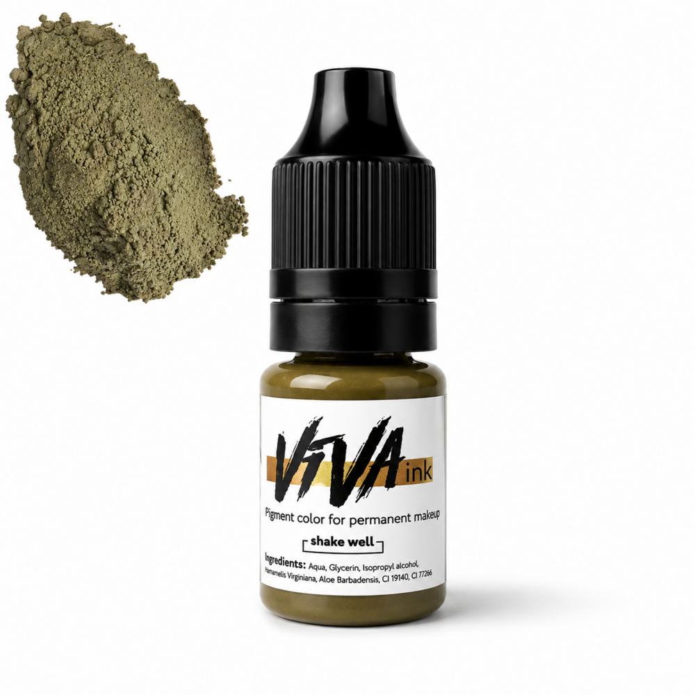 Пигмент Viva Corrector 2 Olive для перманентного макияжа 6 мл, фото 1