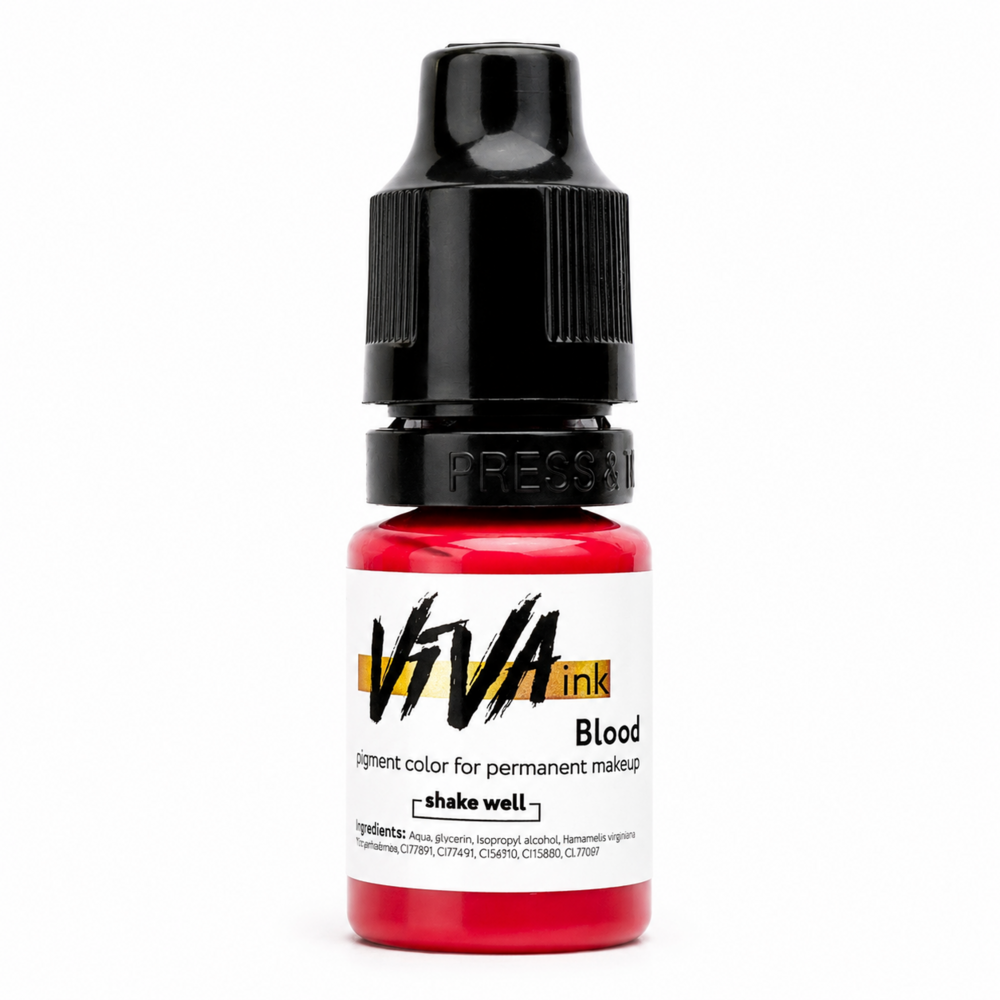 Пігмент Viva Lips 9 Blood для перманентного макіяжу 6 мл, фото 1