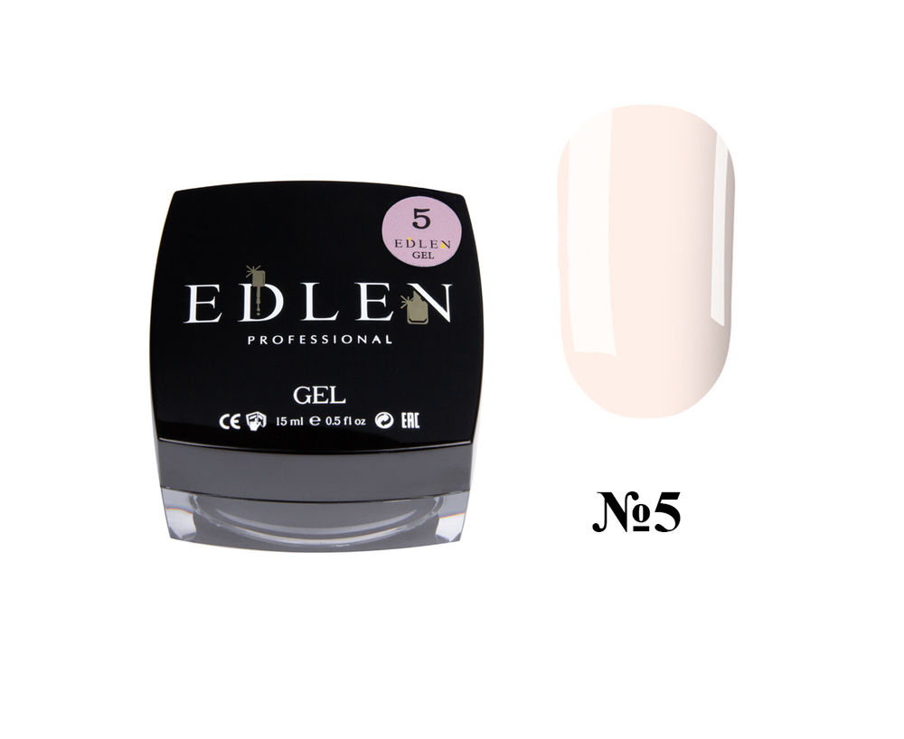 Гель моделюючий Edlen №05 Pink, 15 мл