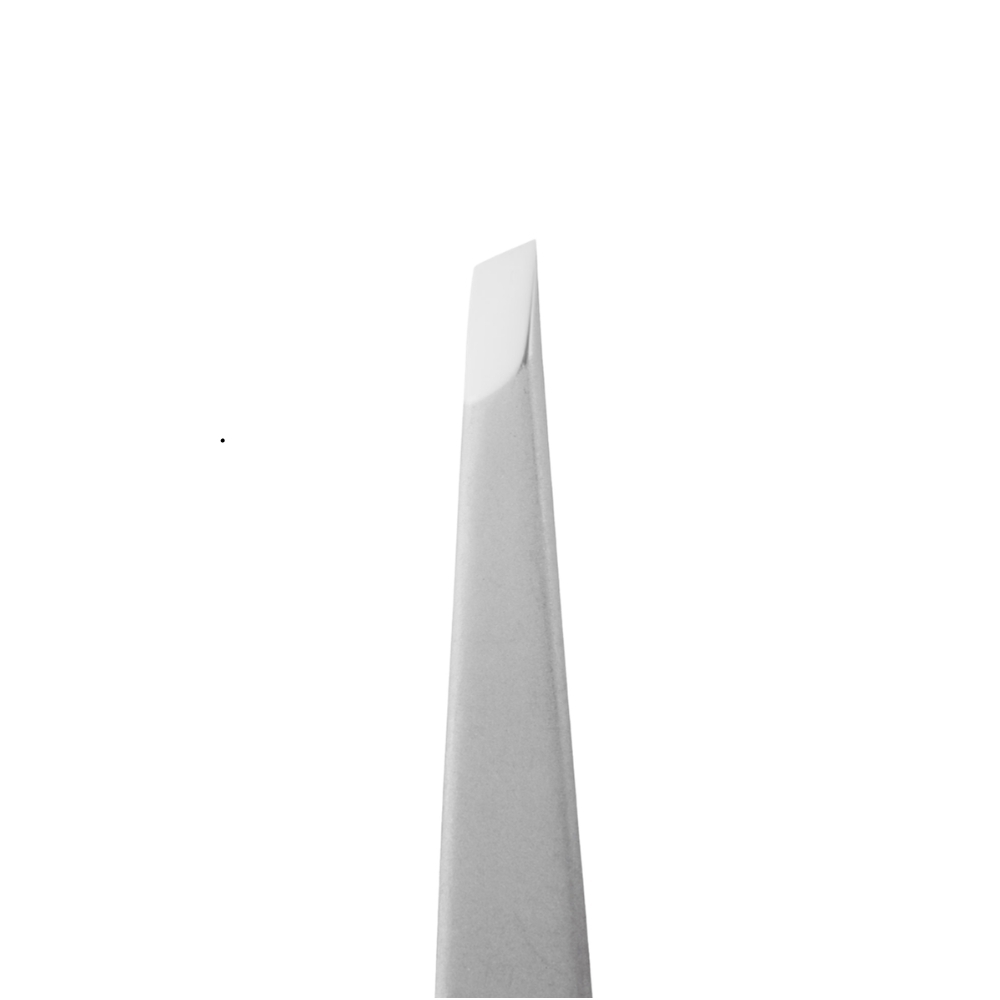 Пінцет для брів Staleks Expert 61 TYPE 4 вузькі скошені кромки, фото 3