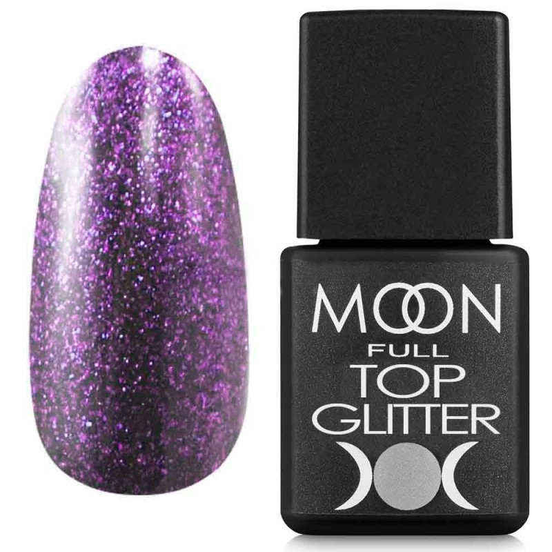 Топ Moon Full Glitter №05 (Violet), 8 мл, фото 1