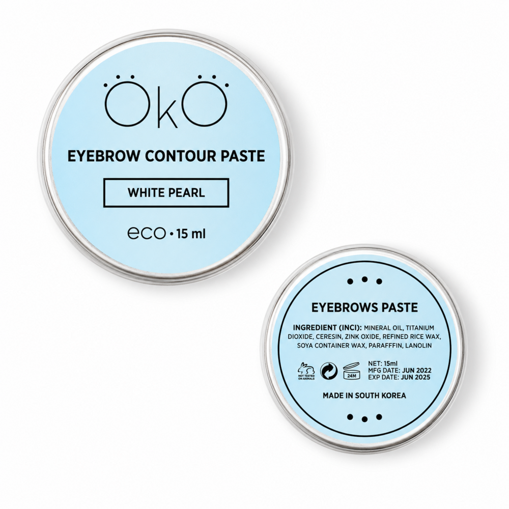Паста для бровей OKO Eyebrow Contour Paste White Pearl, 15 мл, фото 3