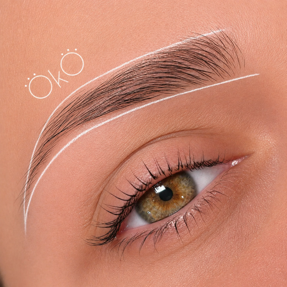 Паста для бровей OKO Eyebrow Contour Paste White Pearl, 15 мл, фото 5