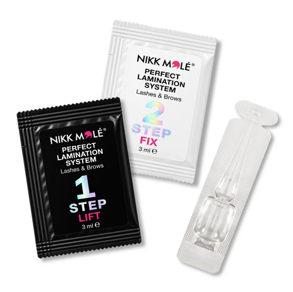 Состав для ламинирования ресниц и бровей Nikk Mole mini set №1, 2, 3 по 3 мл, фото 3