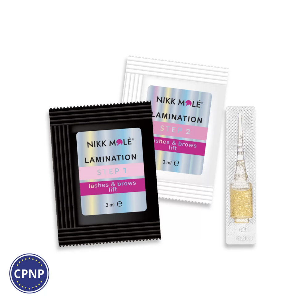 Состав для ламинирования ресниц и бровей Nikk Mole mini set №1, 2, 3 по 3 мл, фото 2