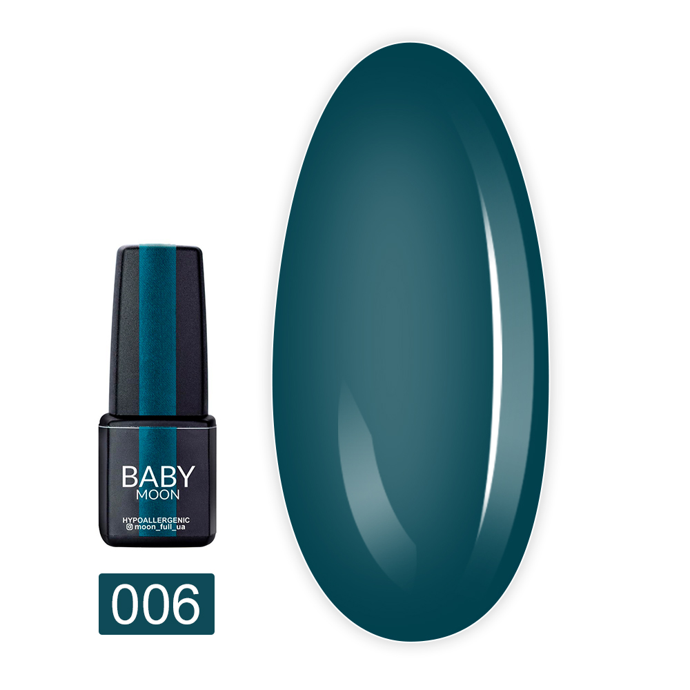 Гель-лак Baby Moon Green Sea №06, 6  мл