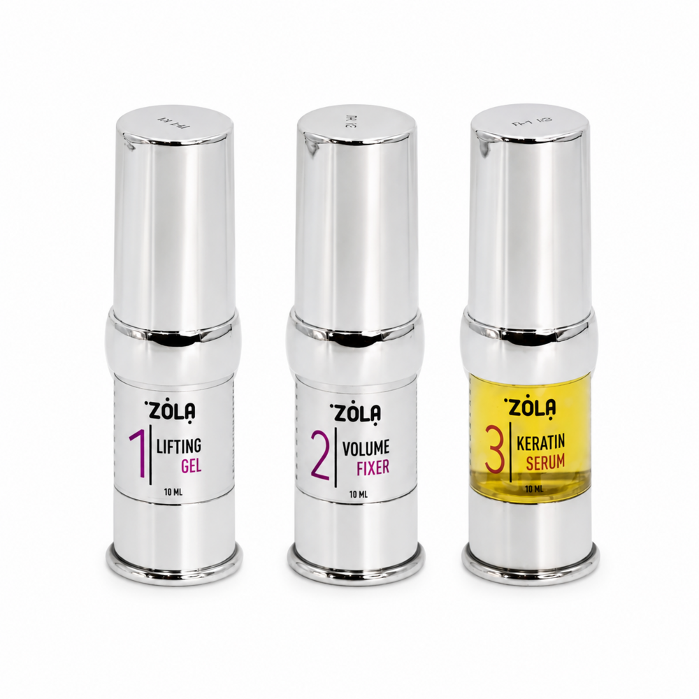 Набір складів для ламінування Zola Brow&Lash Lamination System №1,2,3 по 10  мл, фото 1