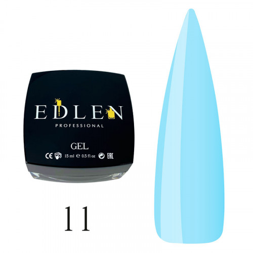 Гель моделюючий Edlen №11 Blue, 15мл