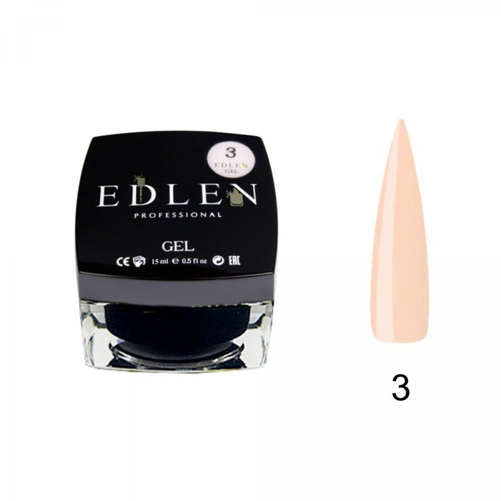 Гель моделюючий Edlen №03 Natural, 15 мл