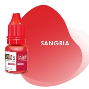 Пігмент WizArt Organic Sangria для перманентного макіяжу губ, 5мл