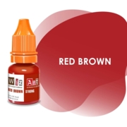 Пігмент WizArt Strong Red Brown для перманентного макіяжу губ, 5мл