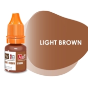 Пігмент WizArt Strong Light Brown для перманентного макіяжу брів, 5мл