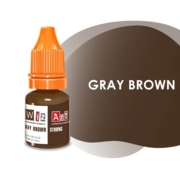 Пигмент WizArt Strong Gray Brown для перманентного макияжа бровей, 5мл