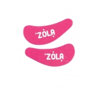 Патчі силіконові багаторазові Zola, 1 пара малинові