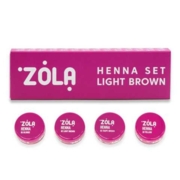Набор хны Zola Henna Set 2,5г*4 шт, light brown